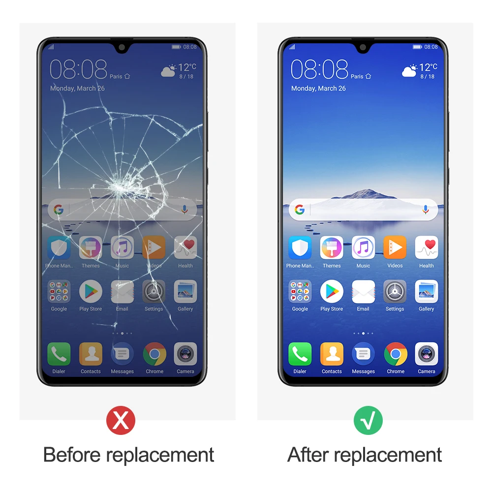 7 2 &quotОригинальный Новый сенсорный ЖК-экран для Huawei Mate 20X дигитайзер в сборе