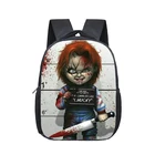 12-дюймовый Детский рюкзак из фильма ужасы, Детский Маленький рюкзак Чаки для детского сада, детские школьные сумки с героями мультфильмов, детский подарок