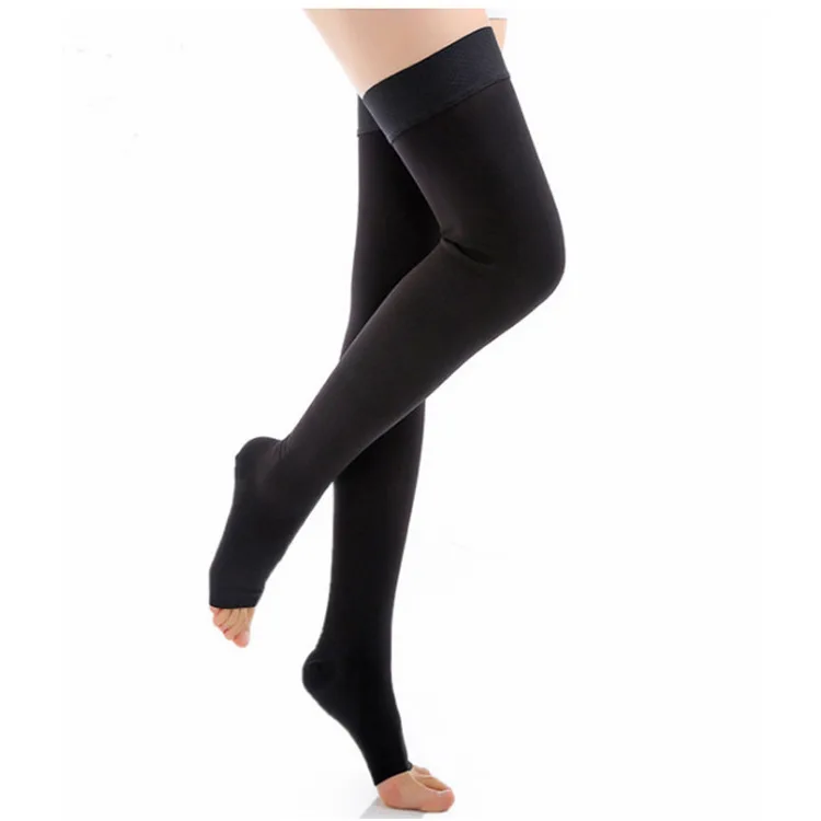 Женские двухступенчатые медицинские эластичные чулки противоскользящие от