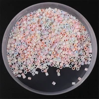 350pcs5gpack 2mm ab solid color rice beads diy handmade garment beads loose round beads clothing embroidery tassel accessories