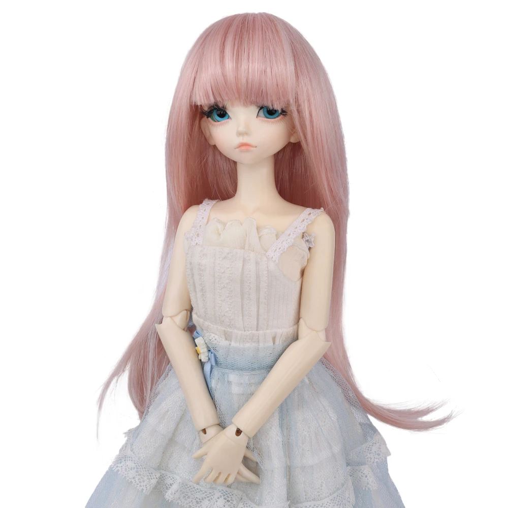 MUZIWIG 1/3 1/4 1/6 BJD кукла парик длинные синтетические вьющиеся волосы натуральный Цвет