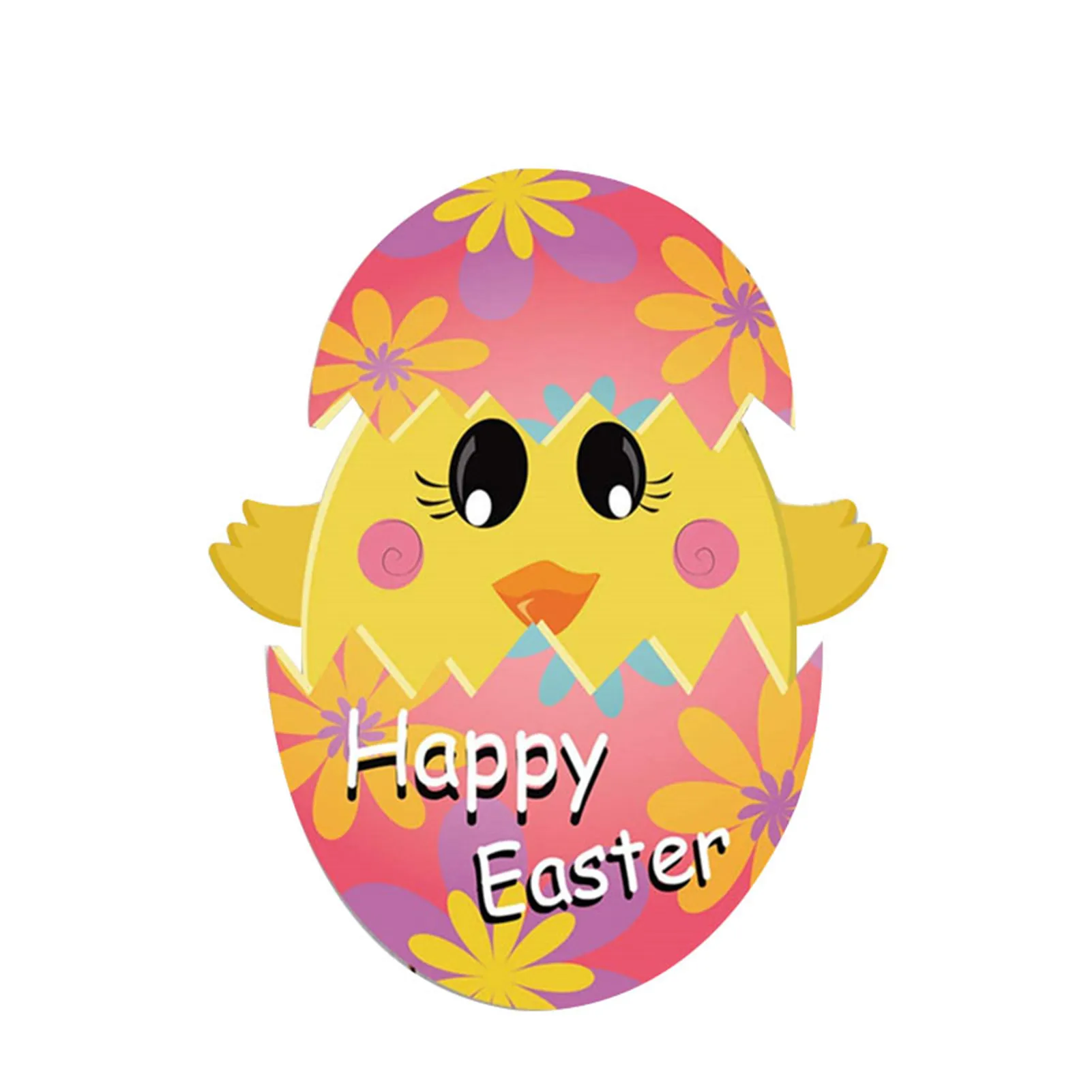 

Easter Eggs Bunny Pendant Colored Hangable Ornament Home Party Decoration Lightweight RERI889