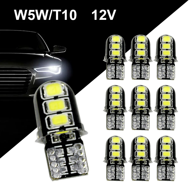 T 10 светодиодный Ligth лампочка для автомобилей лампы багажника W5 W декоративная