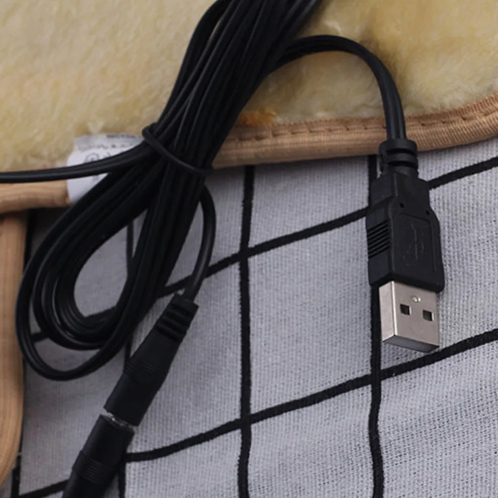 1 Pair Walking Sports USB Interface Outdoor Hiking Winter Boots Pad Camping Plush Foot Warmer Electric Heating Insole Soft | Обувь