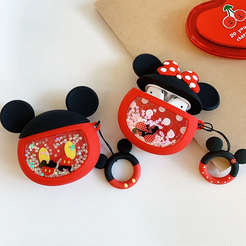 Чехол Leuke с рисунком Микки Минни силиконовый чехол Voor Airpods Hoofdtelefoon voor Airpods2 1