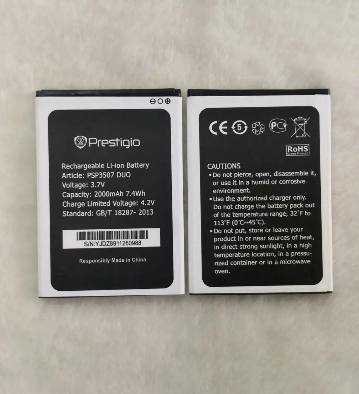 1 шт Новый 2000mAh PSP 3507 Аккумулятор для Prestigio Wize N3 3507DUO 5502 3527 телефон + трек код|duo