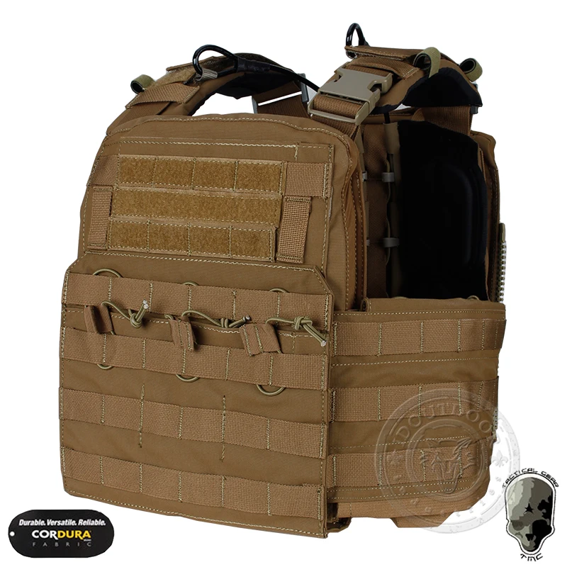 COYOTE BROWN MOLLE, охота жилет TMC CPC Вишенка Перевозчик версия страйкбол боевой TMC2355 подлинный черный - Цвет: COYOTE BROWN