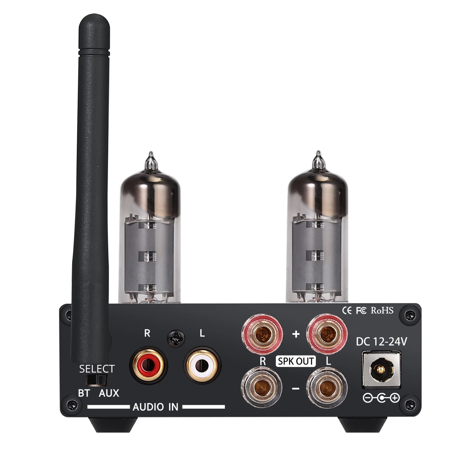 Noeteck 6J4 вакуумный ламповый усилитель предусилитель Bluetooth 4,2 усилитель с тройной Регулировка тона баса для домашнего звукового театра