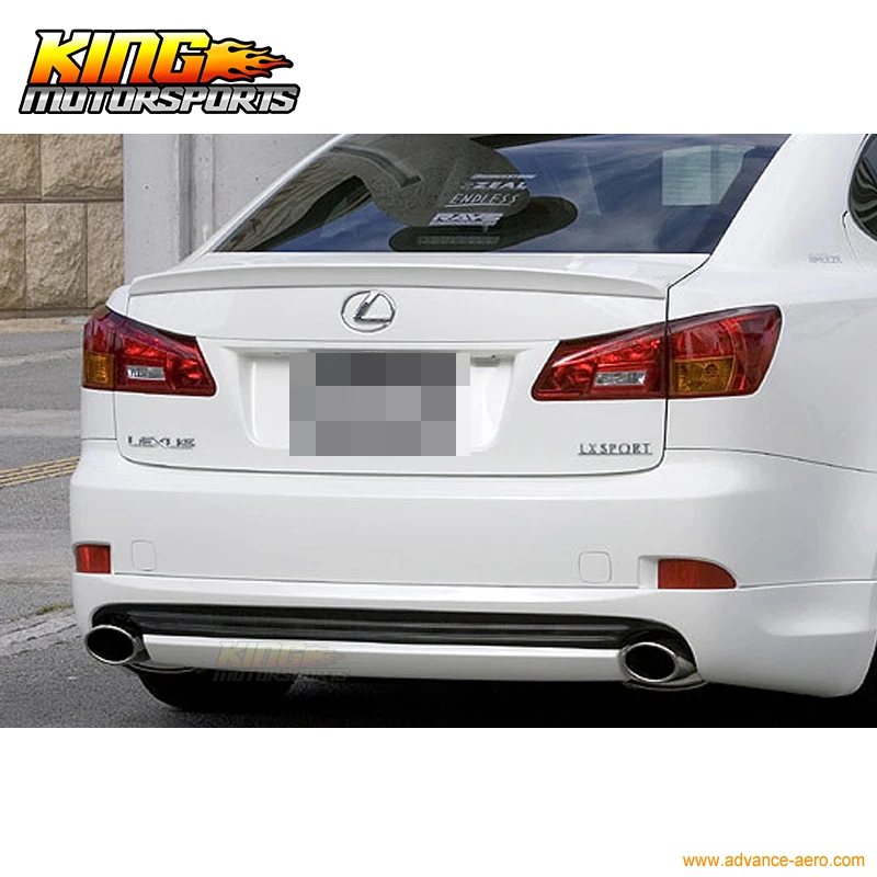 Полиуретановый задний бампер для губ подходит 06-13 LEXUS IS250 IS350 4DR | Автомобили и