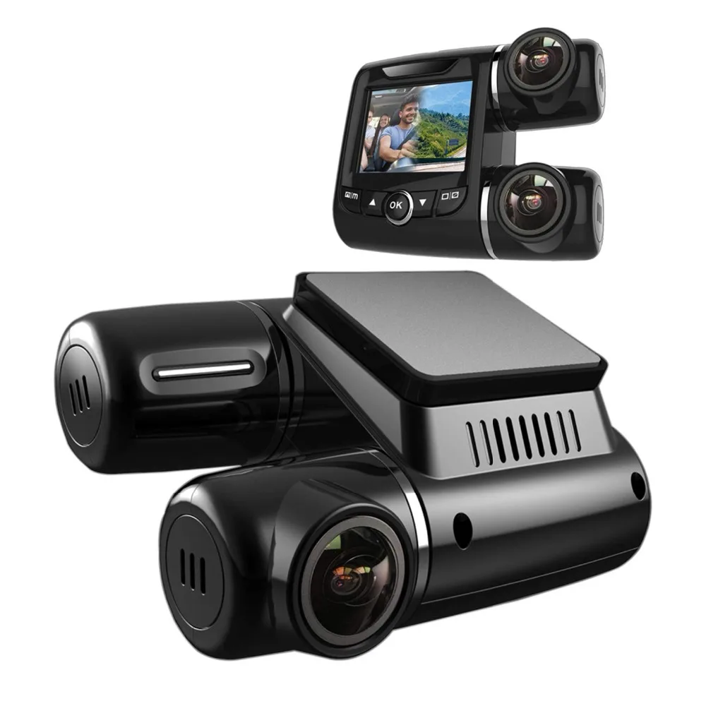 Автомобильный видеорегистратор FHD 1920x1080P с двойным объективом ADAS | Автомобили и