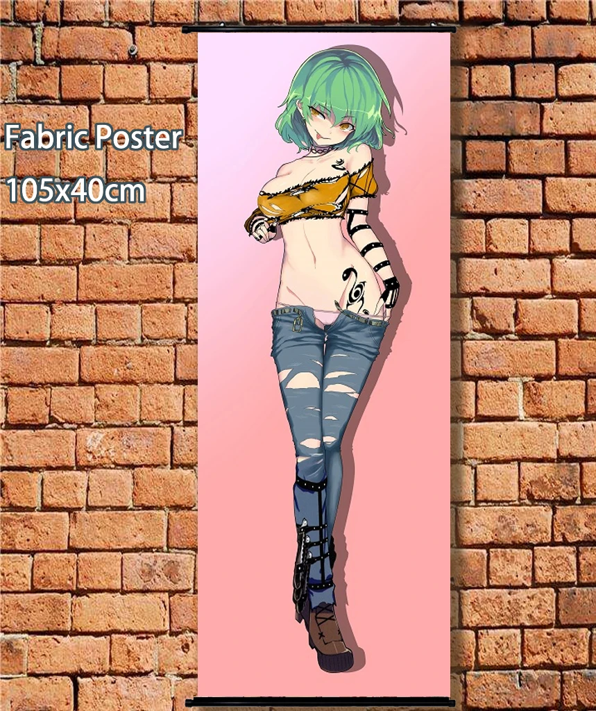 Аниме Senran Kagura Hikage длинный тканевый плакат настенная живопись 105x40 см