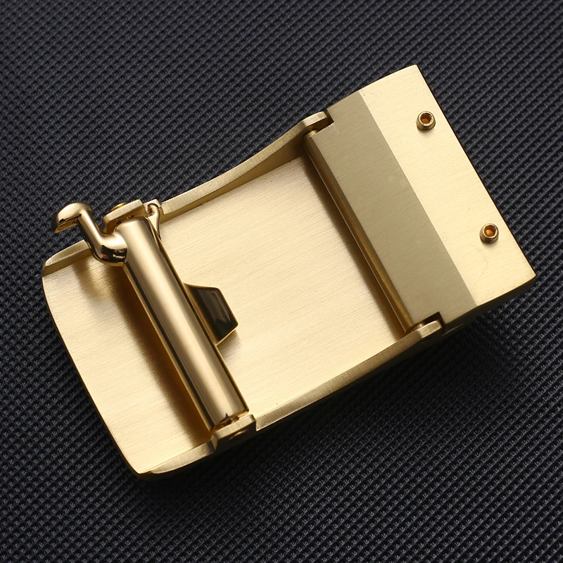 Автоматическая пряжка для ремня мужчин ремень из натуральной воловьей кожи