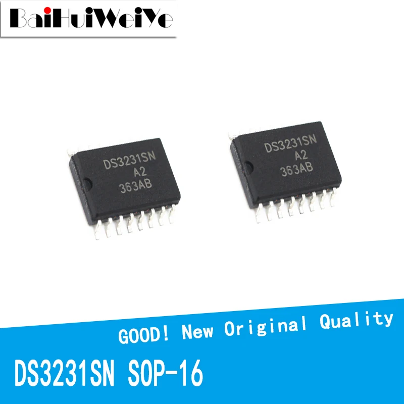 

5Pcs/Lot DS3231SN DS3231 3231 DS3231S DS3231N SOP16 SOP16 SMD Real Time Clock Module Chip IC New Original Good Quality