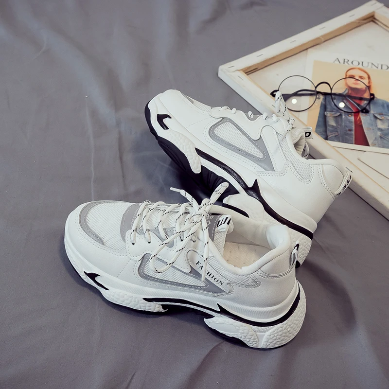 

Versatile dad shoes spring net red ins super fire 2020 small white tide shoes sports and leisure shoes women