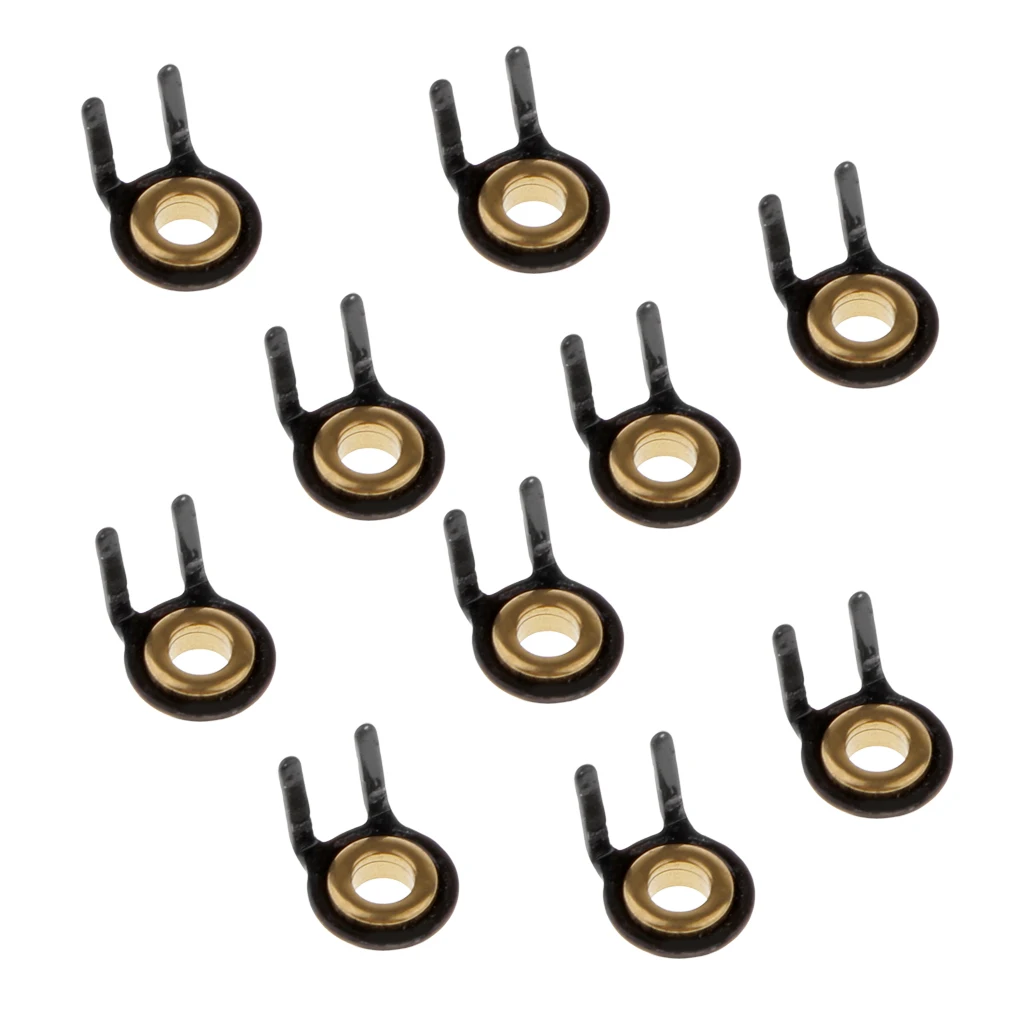 10 шт. из нержавеющей стали с двойной ножкой удочки направляющие внутренний