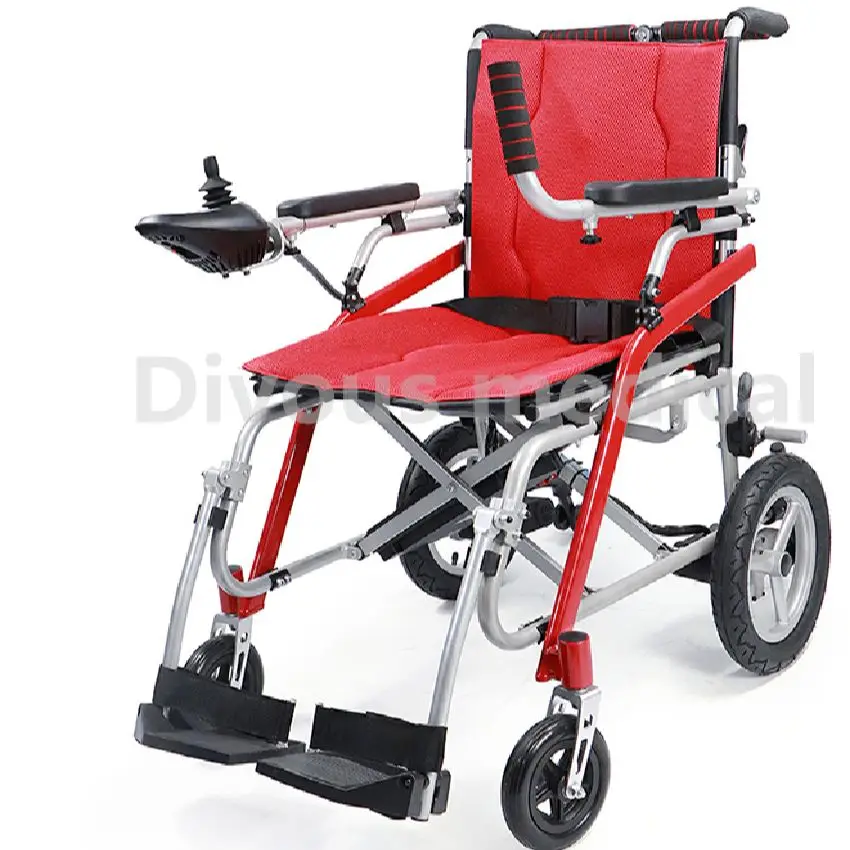 Электрическая суперсветильник складная инвалидная коляска из магниевого сплава