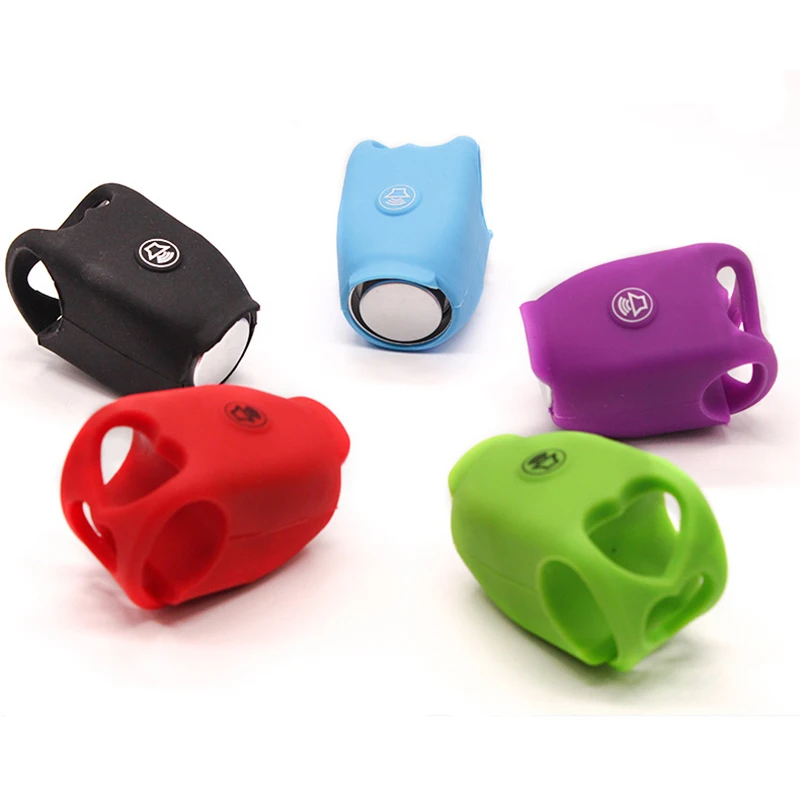 Bicycle Electronic Bell 110dB Rainproof Horn MBT Mountain Bike Riding Equipment Portable Silicone Road Cycling Handlebar Bells | Спорт и
