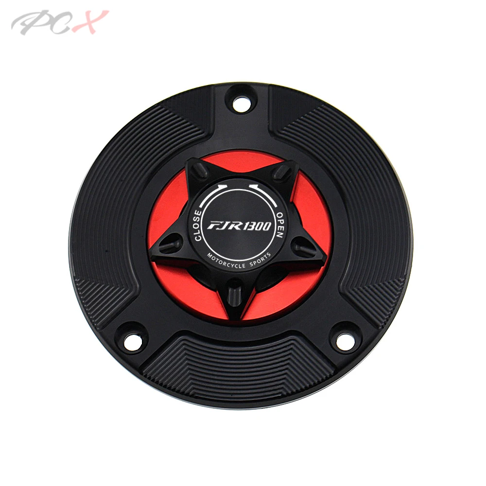 

Logo 8 Colors CNC Aluminum Keyless Motorcycle Accessories Fuel Gas Tank Cap Cover for YAMAHA FJR 1300 FJR1300 2001-2015