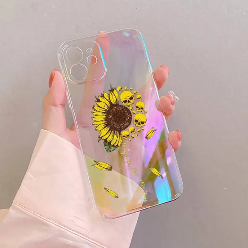 

Sunflower cute Phone Case For iphone 11/12 Pro 11Pro/12Pro Max mini 6 7 8 6s Plus Case For iphone X XR XS max SE 2020 Apple