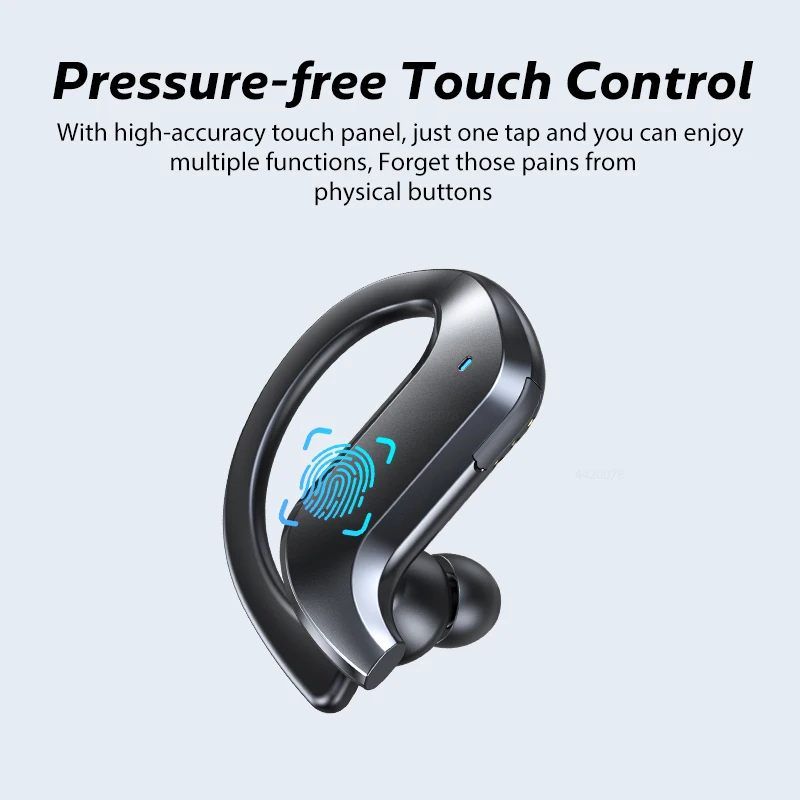 

Bluetooth 5.0 Earphones Wireless Headphones Bone Conduction TWS 9D HiFi Stereo Sport Headsets Handsfree Ear hook With Microphone