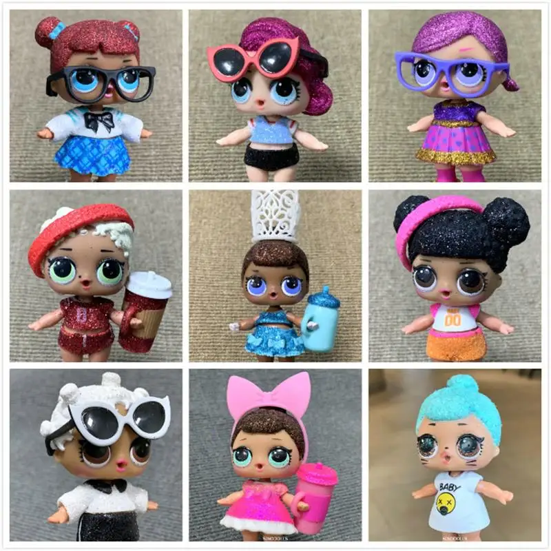 Лот кукла сюрприз LOL Блестящая Серия большая сестра маскарадный учитель питомец