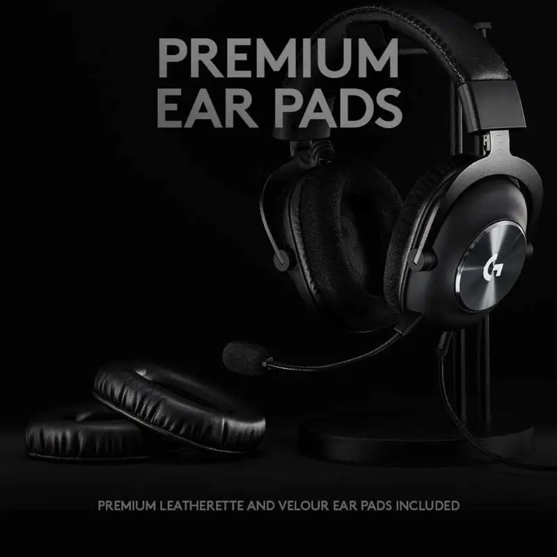 Logitech G Pro X USB Wired Gaming Headset Blue VOICE 7.1 Channel Surround Sound Hi-Fi Stereo Headset with Detachable Microphone