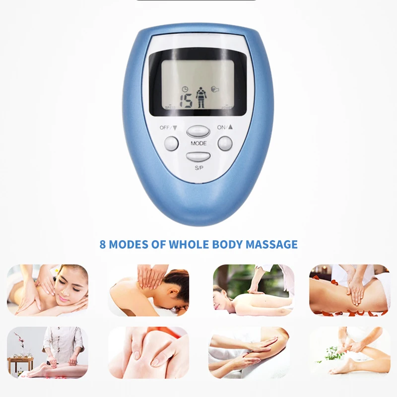 Массажер для тела Электрический вибрирующий Меридиан пульс стимулятор мышца