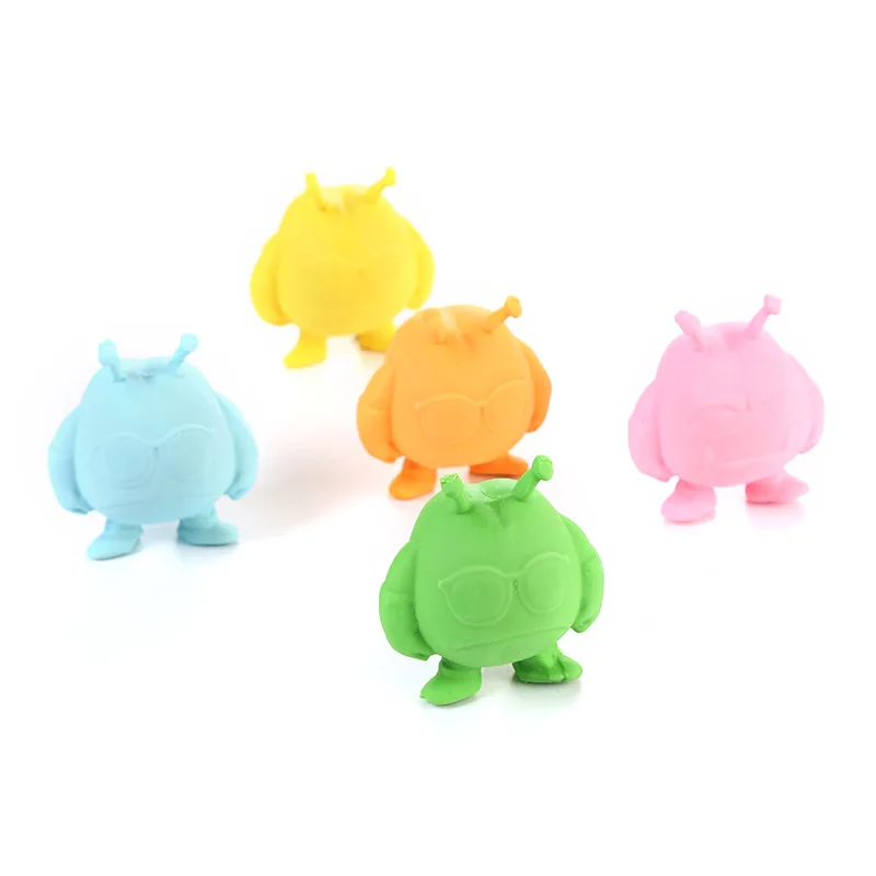 Собака жевательная игрушка звук робот латексная щебня маленький человек форма