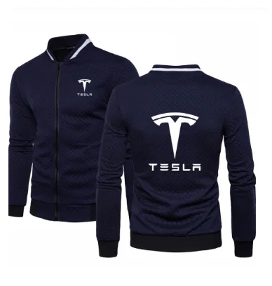 

NEW Mens Sweatshirts for Tesla Print Sweatshirt Spring Autumn Men Jacket Long Sleeve Sportswear Casual Zipper Hoody Male Tops