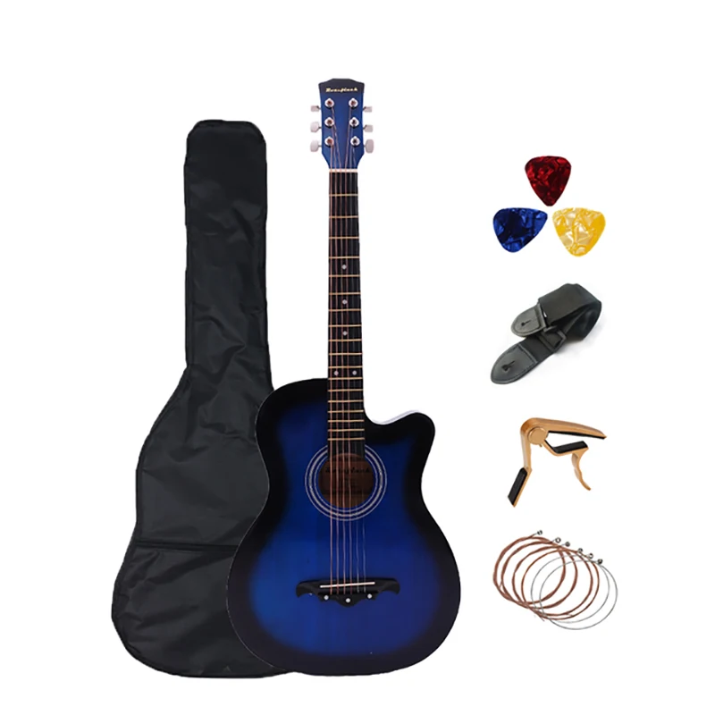 41/38 Inch Acoustic Guitar for Beginners Adults Folk Guitar Set Quality Guitars 6 String Guitar Best Kit De Guitarra Gift or Kid enlarge