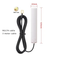 gsm 2g 3g 4g 5g antennas 6006000mhz full band wifi 5ghz indoor patch antena with 3m stick wifi dual band 433 wireless antenne