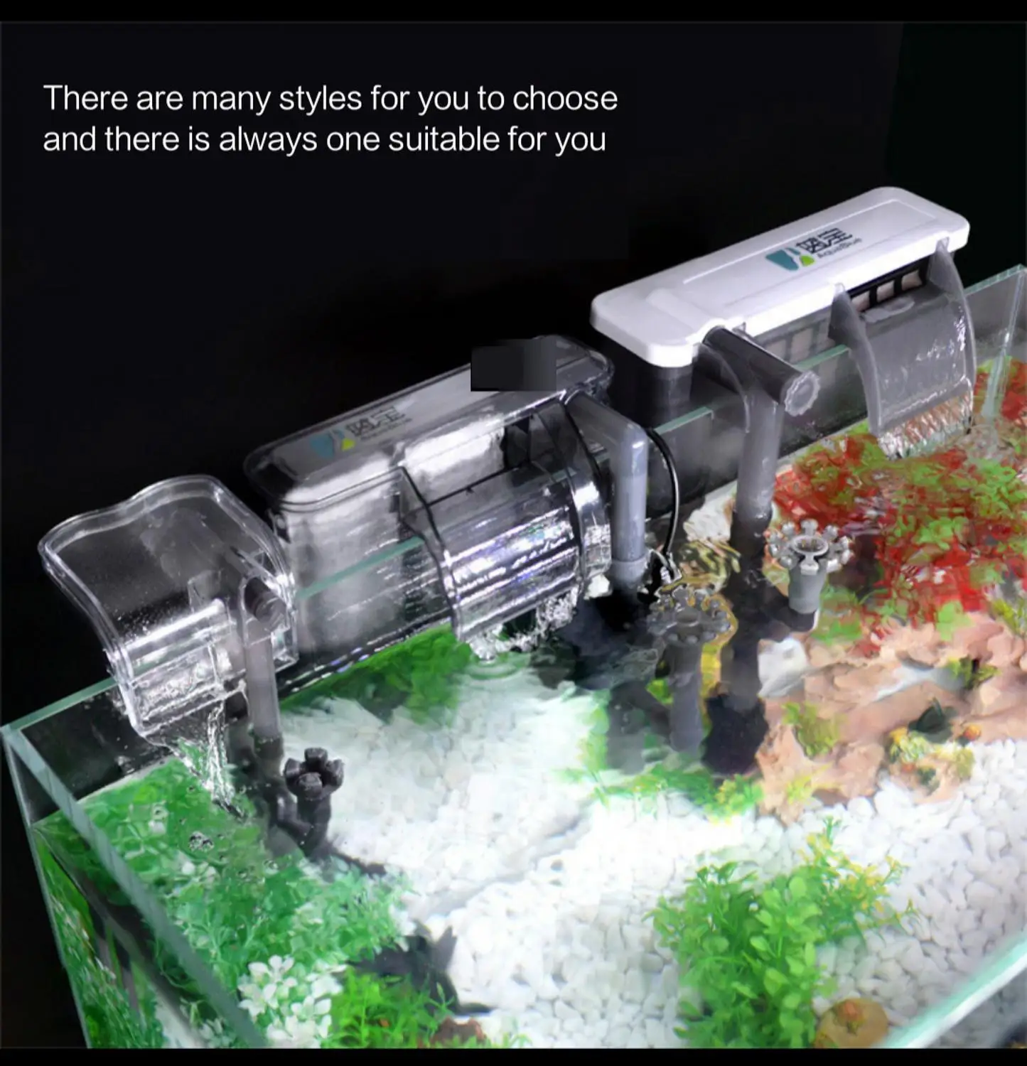 Аквариумный фильтр для водопада Водяной насос внешний кислородный filtr ryby