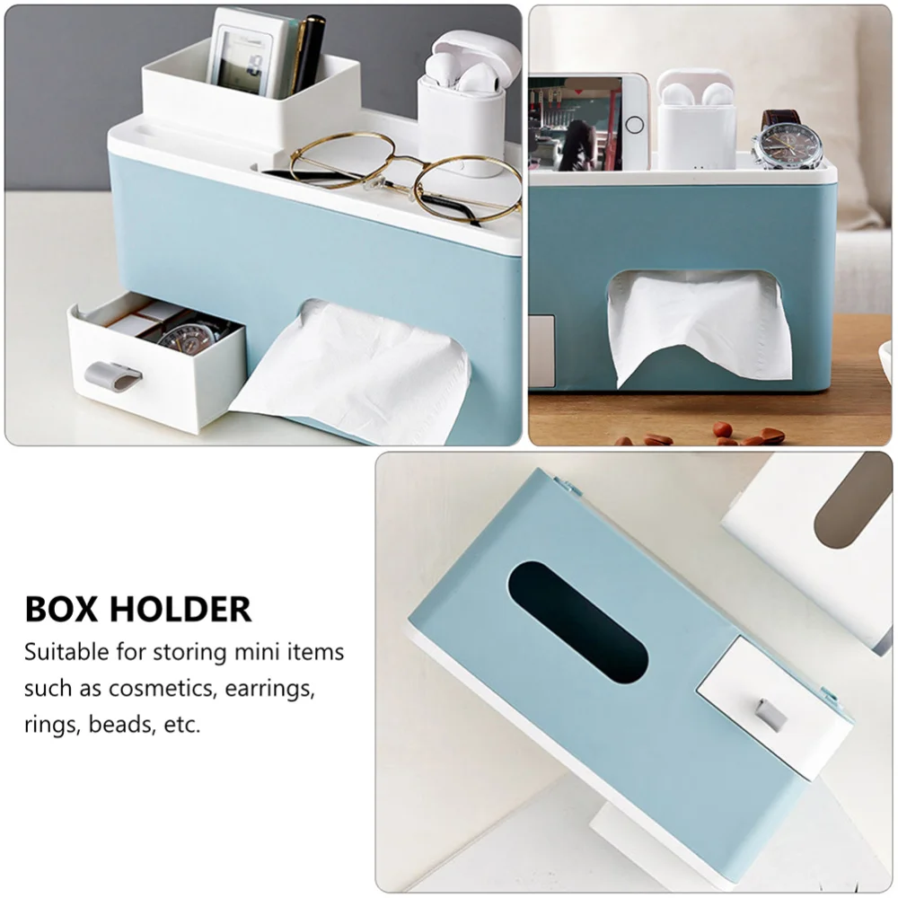

1pc Desktop Paper Towel Box Holder Creative Paper Box for Living Room Bedroom