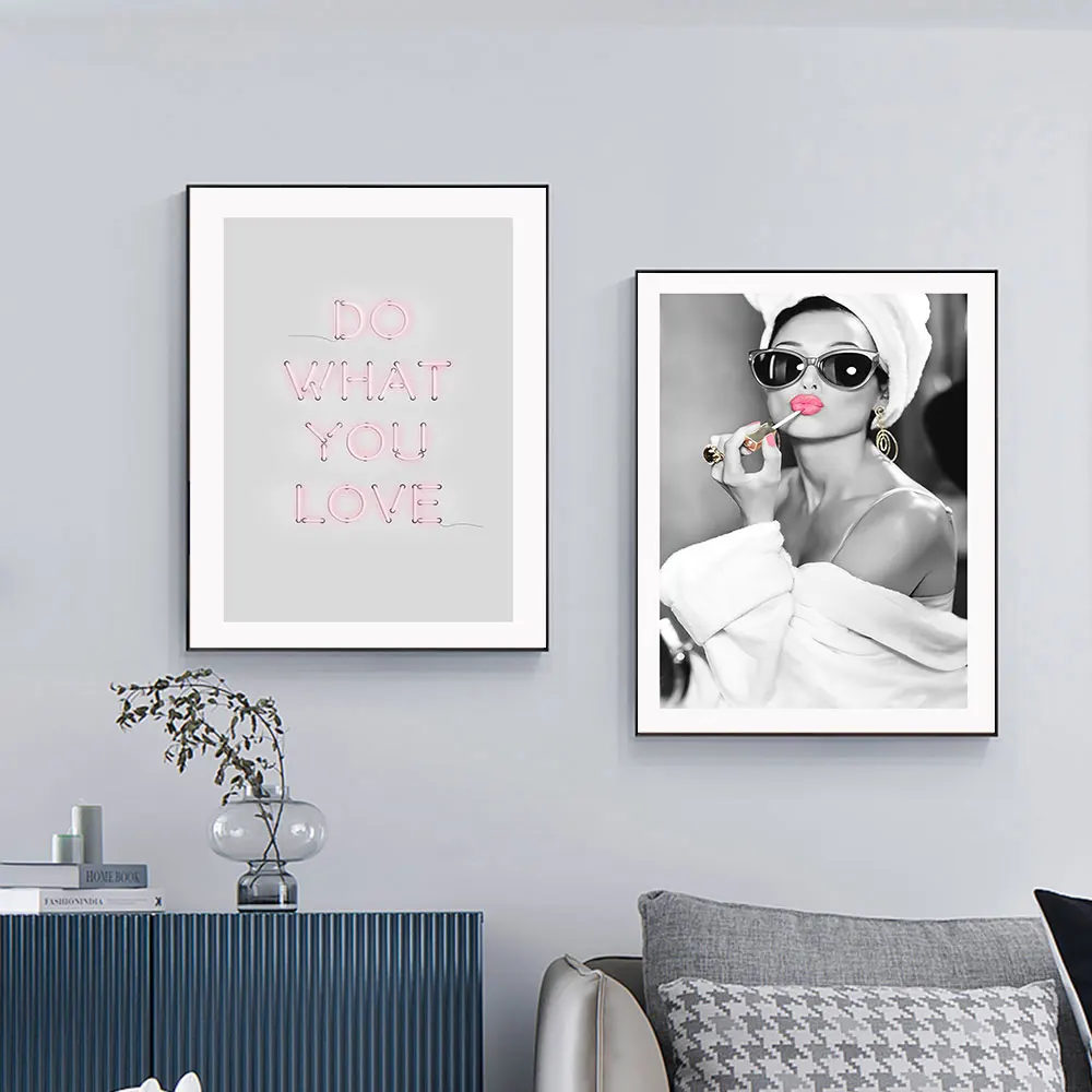 

Fashion Poster Always Be Ready Canvas Painting Do What You Love Art Print Nordic Modern Wall Picture For Living Room Home Decor