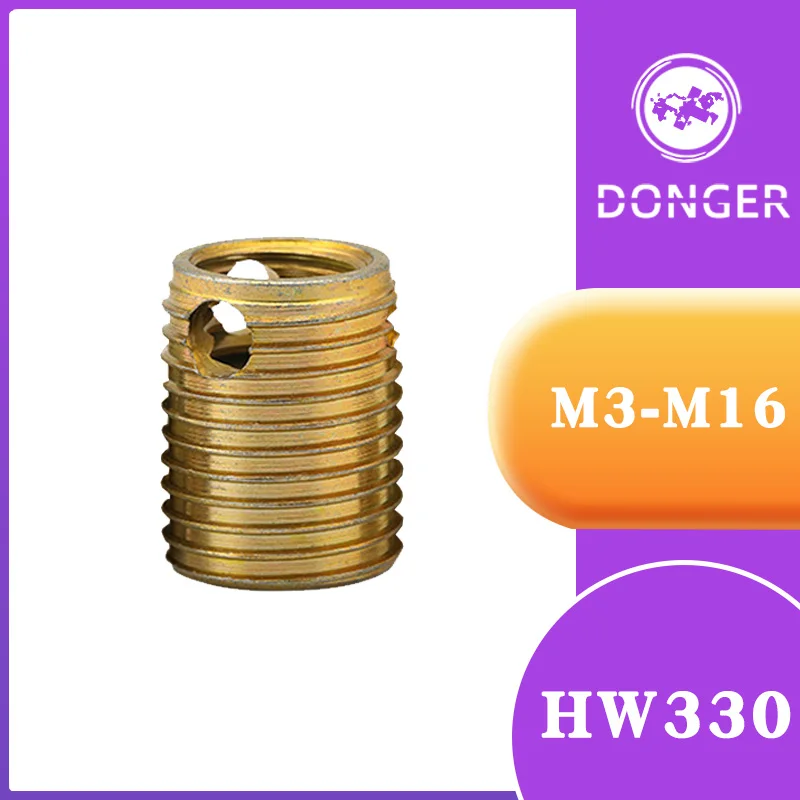 5/10Pcs M3-M16 307/308 Self-tapping Inserts with Hole Thread Insert Carbon Steel Repair Tools HW330 | Обустройство дома