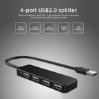 4-портовый USB 2,0 Ультратонкий концентратор данных для ноутбука USB-кабель разделитель док-станция для Macbook Mac Promini IMac Surface Pro XPS