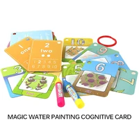 new water drawing card 26 numbers coloring book with 2 magic pen card painting board math learning educational toy math learning