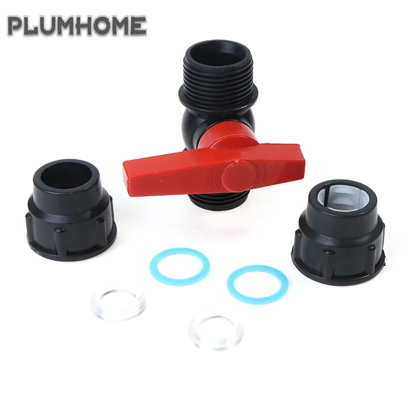 

20/25/32mm Plastic Water Pipe Quick Valve Connector PE Tube Ball Valves Clips Accessories Home Hand Tools Hot Sale