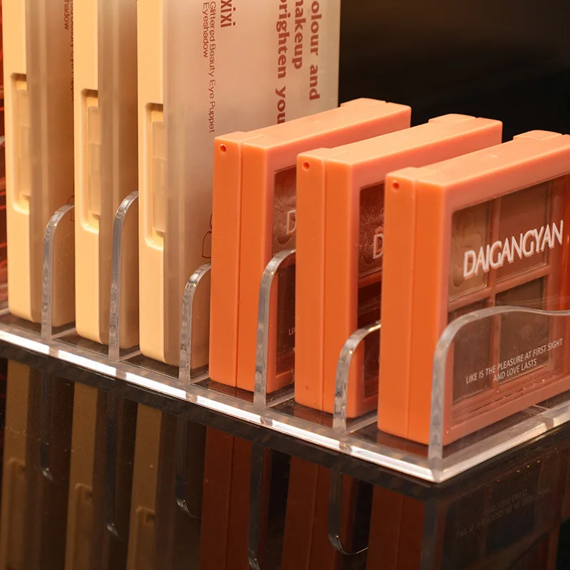 Акриловая Палитра для теней органайзер с 8 полами Прозрачный многослойный