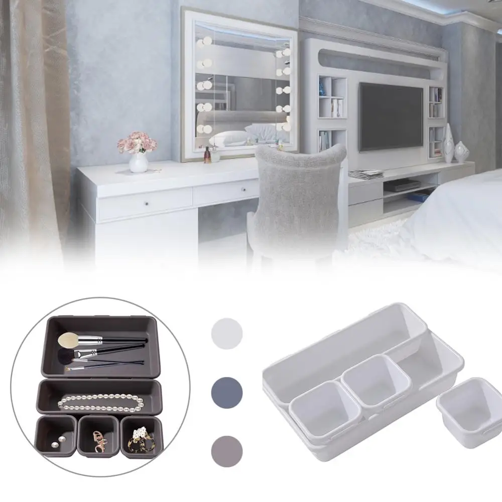 5 шт./компл. разделитель для ящика коробка лоток макияж кисточки ящик органайзеры