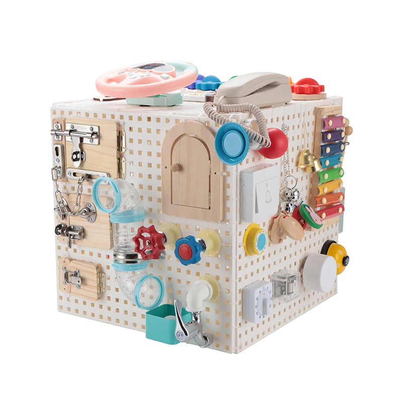 Бизиборд DIY аксессуары материалы доска с отверстиями базовые игрушки для навыков