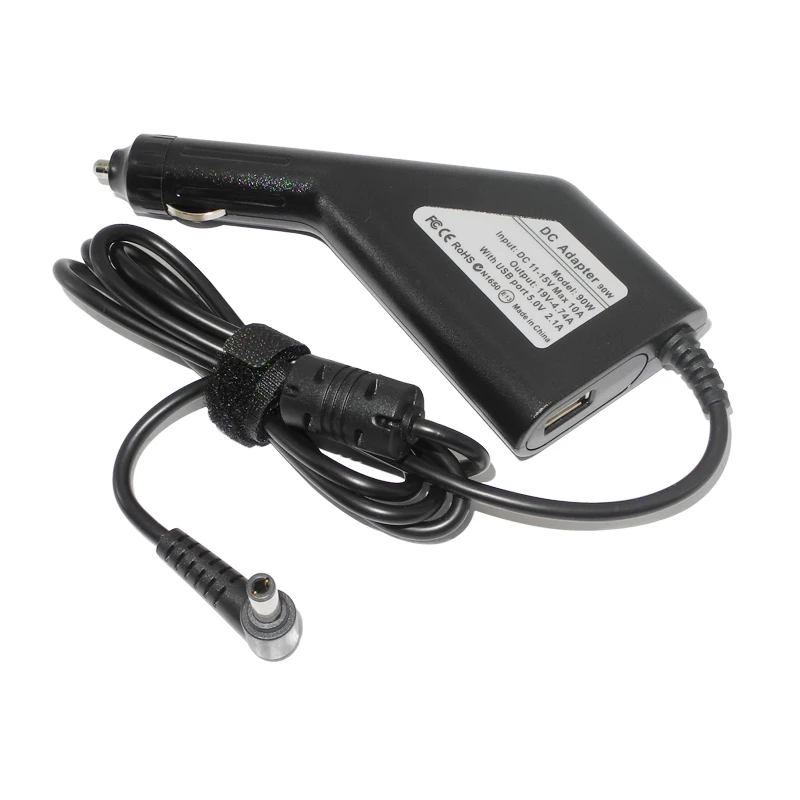 19V 4.74A 90W 5 5*2 5mm Автомобильное зарядное устройство для ноутбука ASUS Lenovo Toshiba Fujitsu