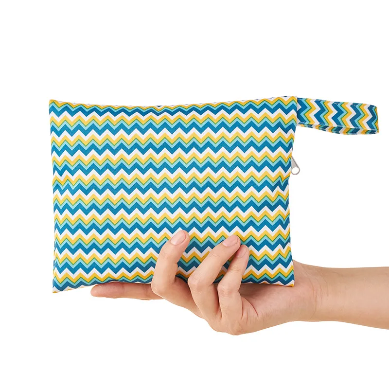 

Snailhouse Printed Diaper Bag Baby Nappy Bags Waterproof Wet Bag For Baby Cloth Diaper Mom Sanitary Napkin Zipper Storage Bag