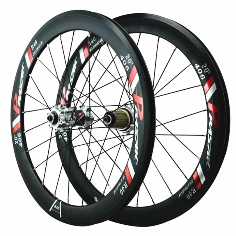 

Велосипедное колесо, 20 дюймов, 406/451 дюйма, дисковый тормоз, колесо 40 мм для 7/8/9/10/11/12 Скоростей, велосипедный обод