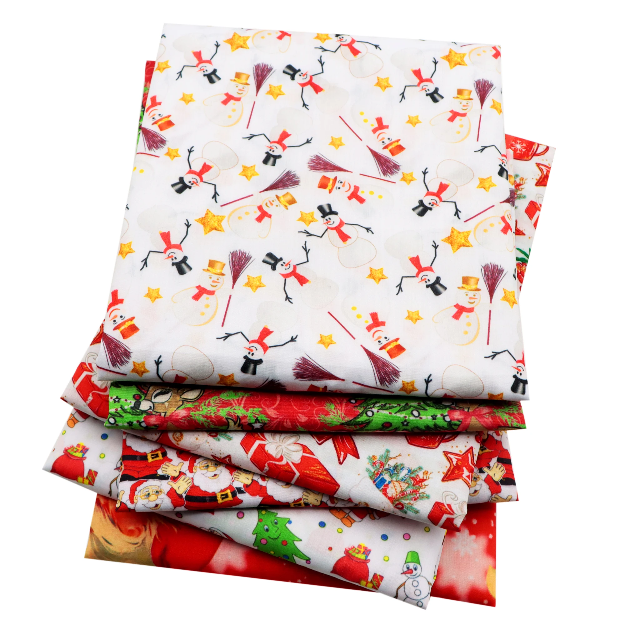 Аксессуары David 50*145 см Рождественская Полиэстеровая хлопчатобумажная ткань с