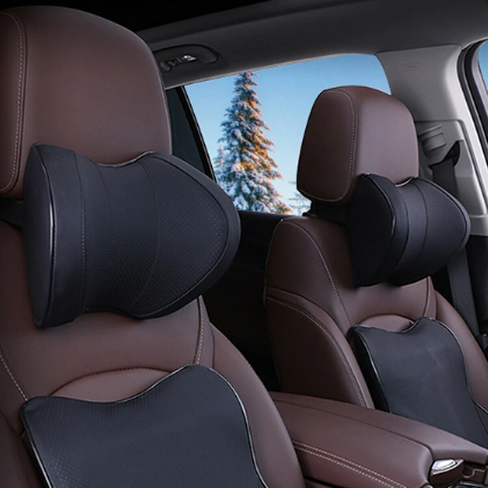 Хлопковая Автомобильная подушка для шеи с эффектом памяти u образная