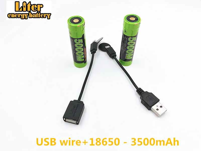 Аккумулятор для ноутбука 5000 м зарядное устройство аккумулятор USB 18650 3 7 V 3500mAh