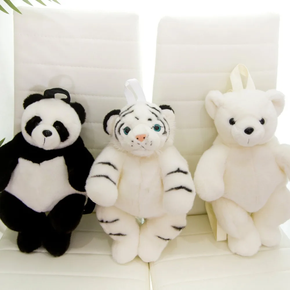 Плюшевые рюкзаки для животных рюкзак садика мальчиков и девочек вещи с