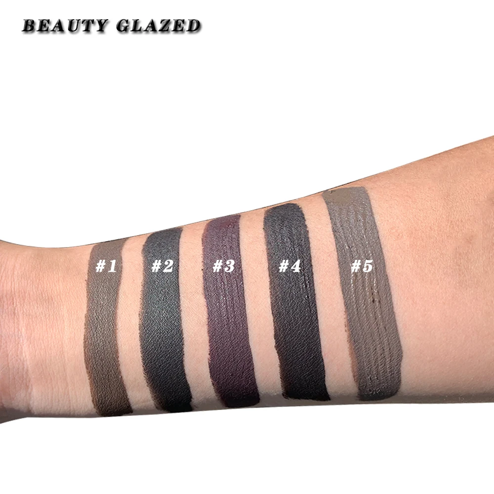 Beauty Glazed Новое поступление Профессиональный гель для бровей 5 цветов высокий тинт