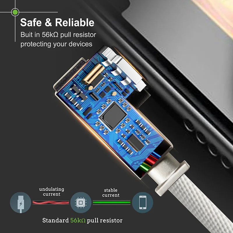 Кабель Micro USB кабель с прямым углом для samsung Xiaomi Android USB кабель 2A Быстрая зарядка Шнур Micro usb зарядное устройство N153
